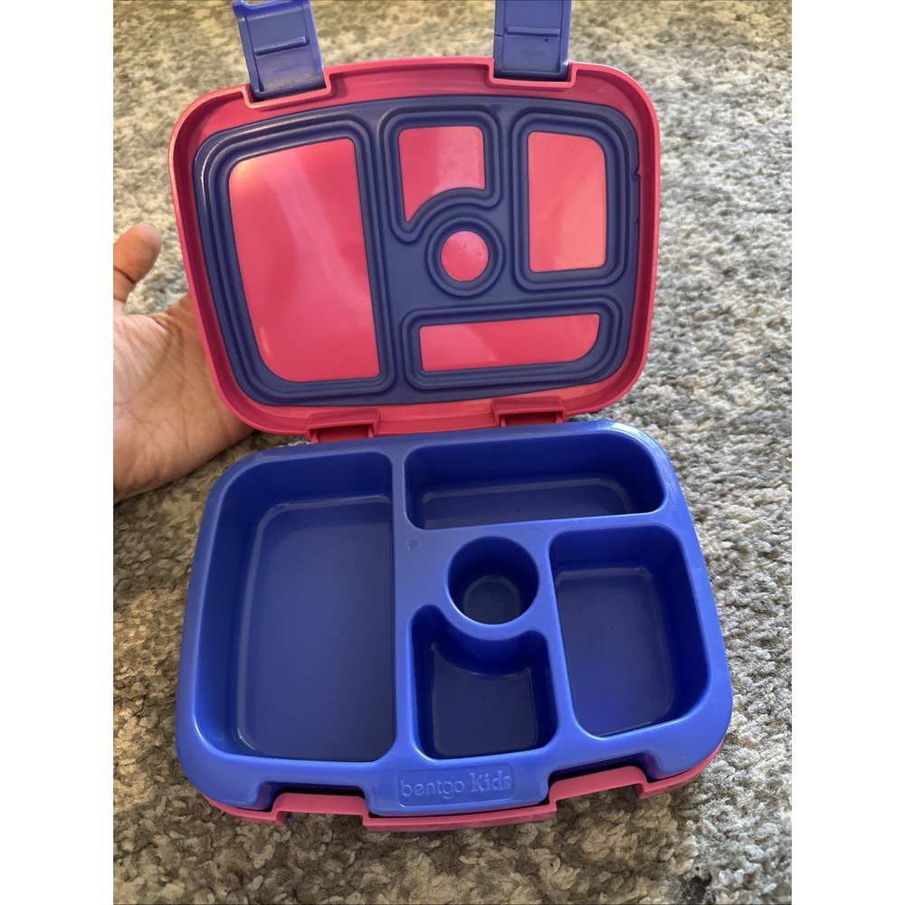 Bentgo Kids Bento Style Lunch Box Pink Purple